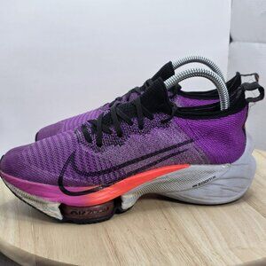 WOMEN'S SIZE 8 - NIKE AIR ZOOM TEMPO NEXT% FLYKNIT 'HYPER VIOLET'- CI9924 501